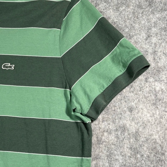 LaCoste Mens Dark/Light Green Regular Fit Short Sleeve Polo Size‎ XXL - Picture 4 of 13